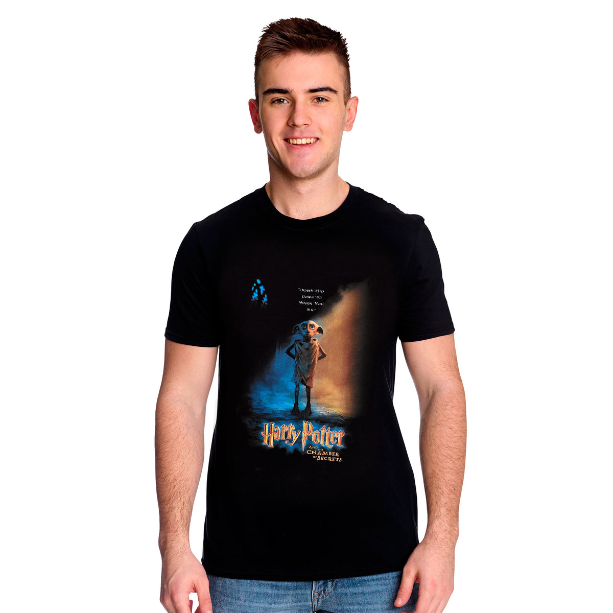 Productafbeelding Harry Potter - Dobby Poster T-Shirt Zwart