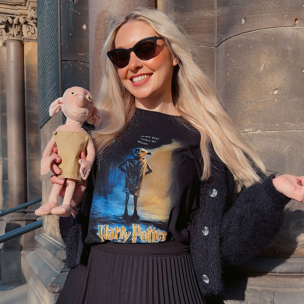 Productafbeelding Harry Potter - Dobby Poster T-Shirt Zwart