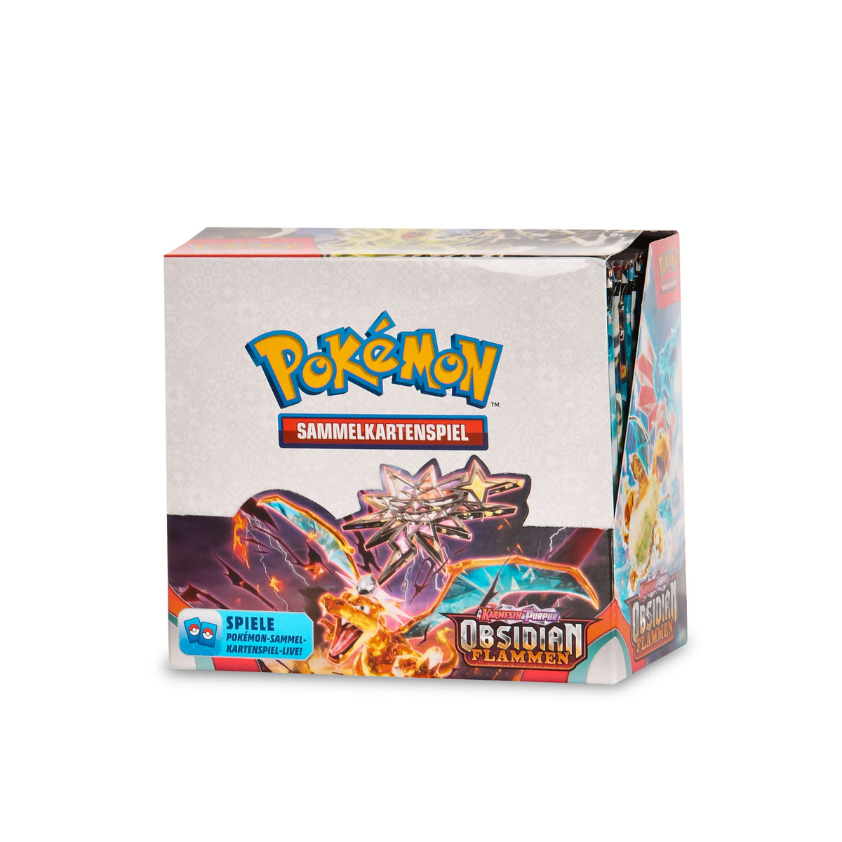 Productafbeelding Pokemon - Karmozijn & Paars Obsidiaan Vlammen Verzamelkaarten Display