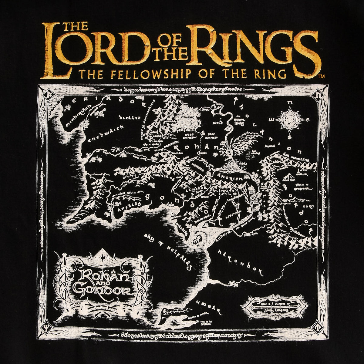 Product image The Lord of the Rings - Map of Middle Earth Hoodie Black