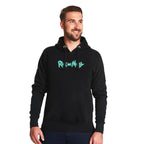 Productafbeelding Rick en Morty - Portal Boyz Glow in the Dark Hoodie zwart