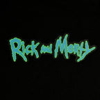 Productafbeelding Rick en Morty - Portal Boyz Glow in the Dark Hoodie zwart