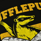 Product image Hufflepuff Quidditch College T-Shirt Black - Harry Potter