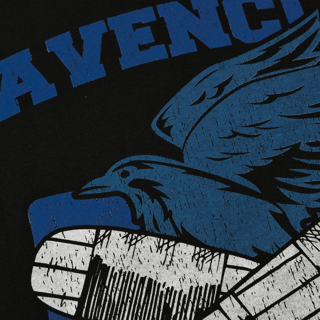Productafbeelding Ravenclaw Quidditch College T-shirt Zwart - Harry Potter