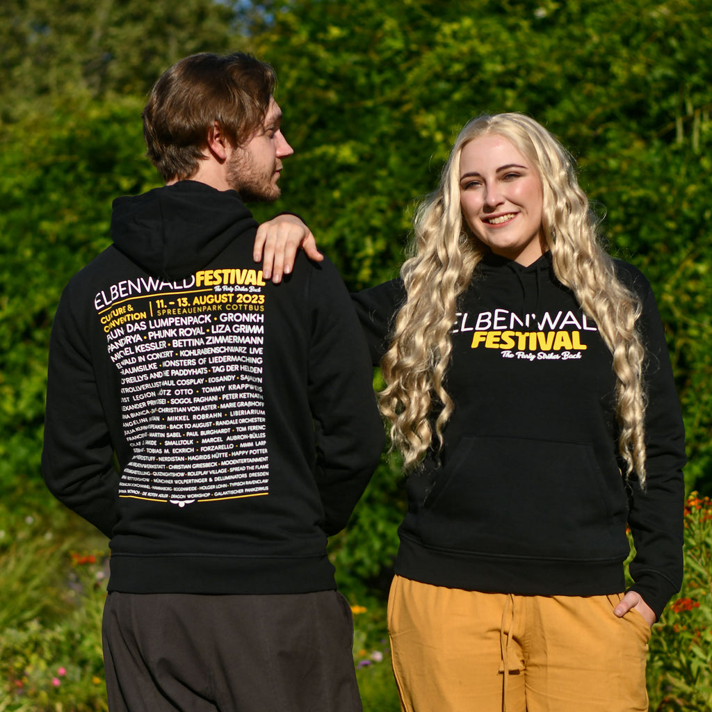 Productafbeelding Elbenwald Festival The Party Strikes Back Hoodie zwart