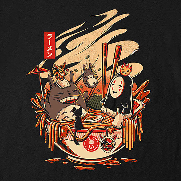 Productafbeelding Ilustrata - Ramen Pool Party T-shirt zwart
