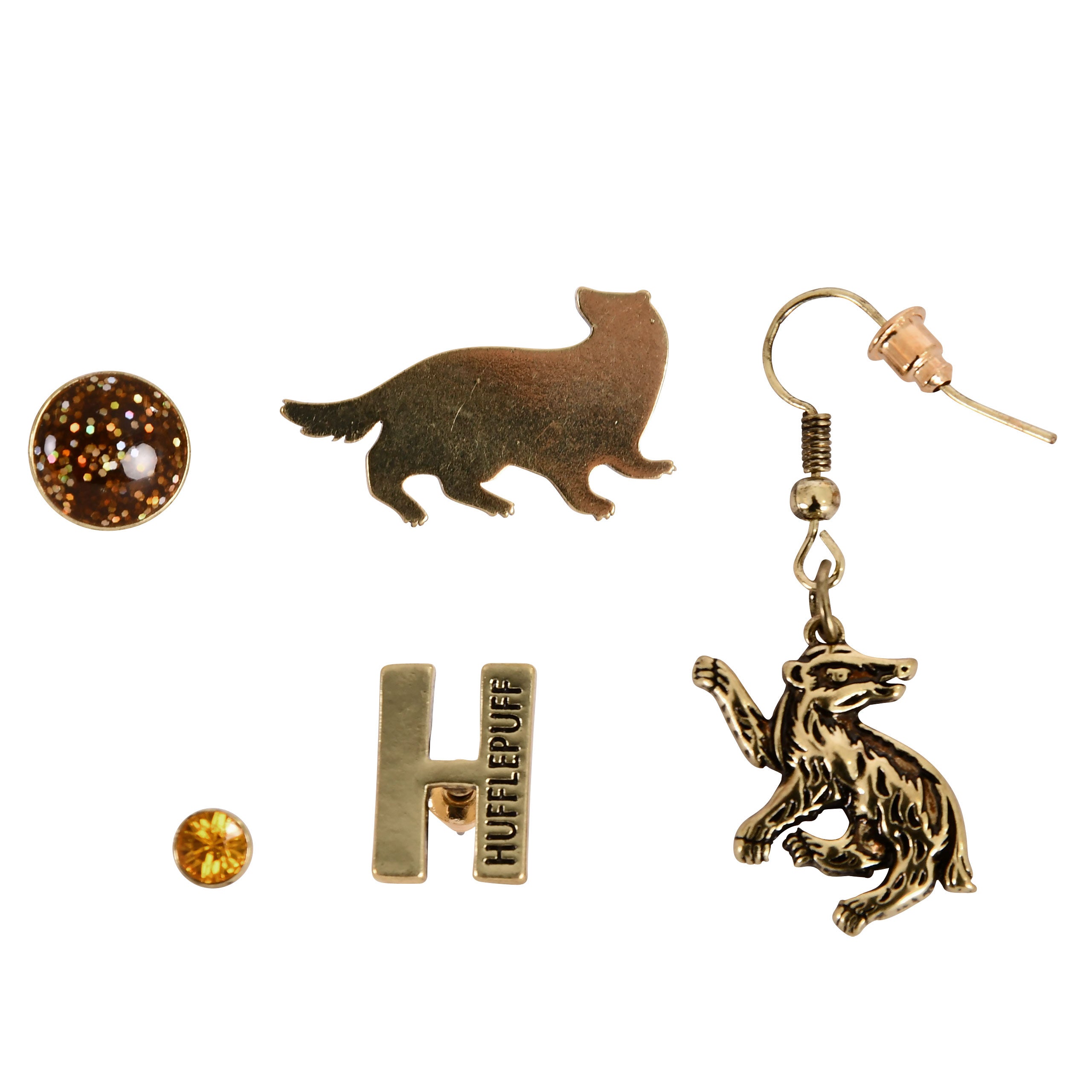 Productafbeelding Harry Potter - Hufflepuff Oorbellen Set