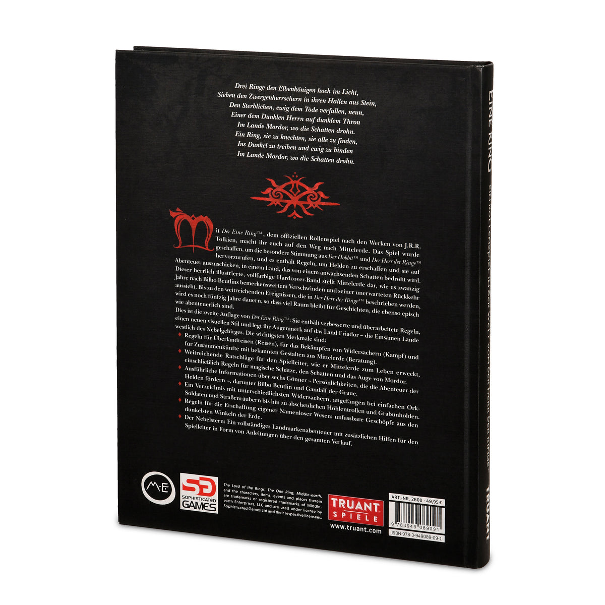 Productafbeelding Lord of the Rings - De Ene Ring Basisregelboek Tweede Editie