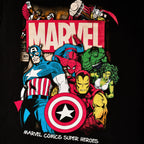 Productafbeelding Marvel Comics Superhelden T-shirt zwart