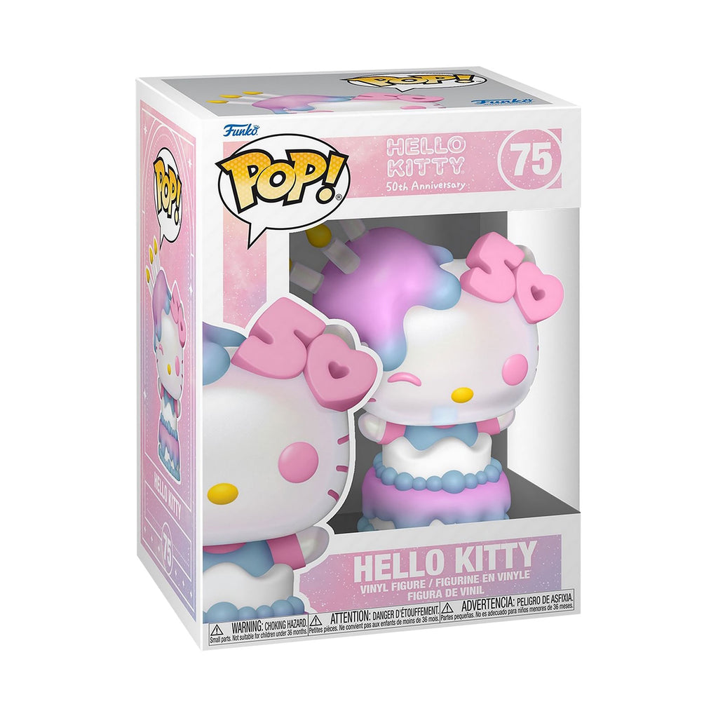 Productafbeelding Hello Kitty Funko Pop-figuur met taart 50e verjaardag
