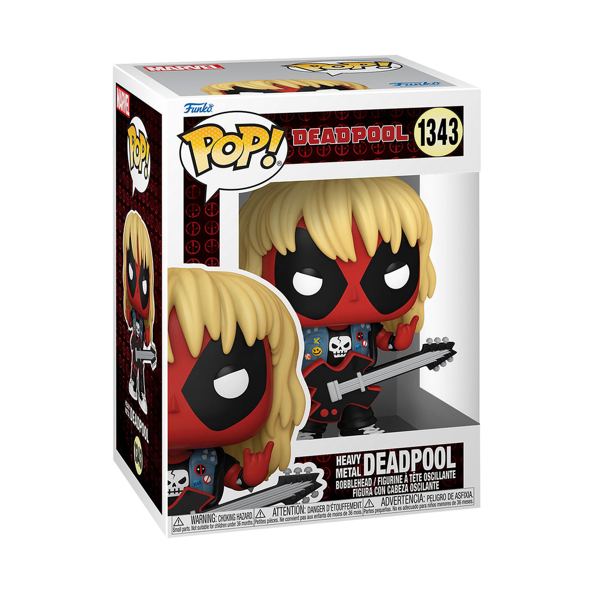Productafbeelding Deadpool Heavy Metal Funko Pop Bobblehead Figuur