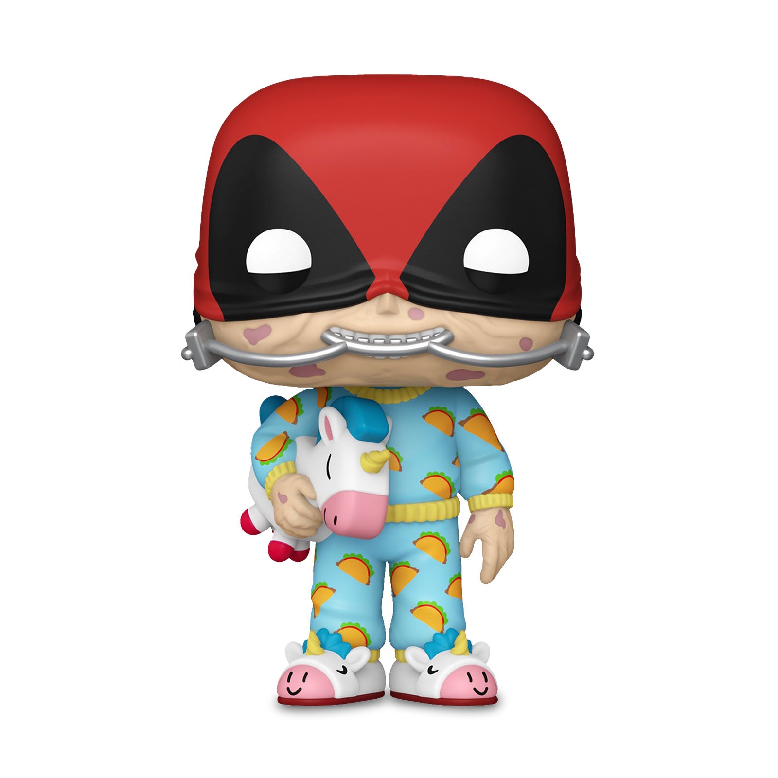 Productafbeelding Deadpool in Pyjama Sleepover Funko Pop Bobblehead Figuur