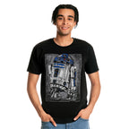 Productafbeelding Star Wars - R2D2 Portret T-shirt zwart