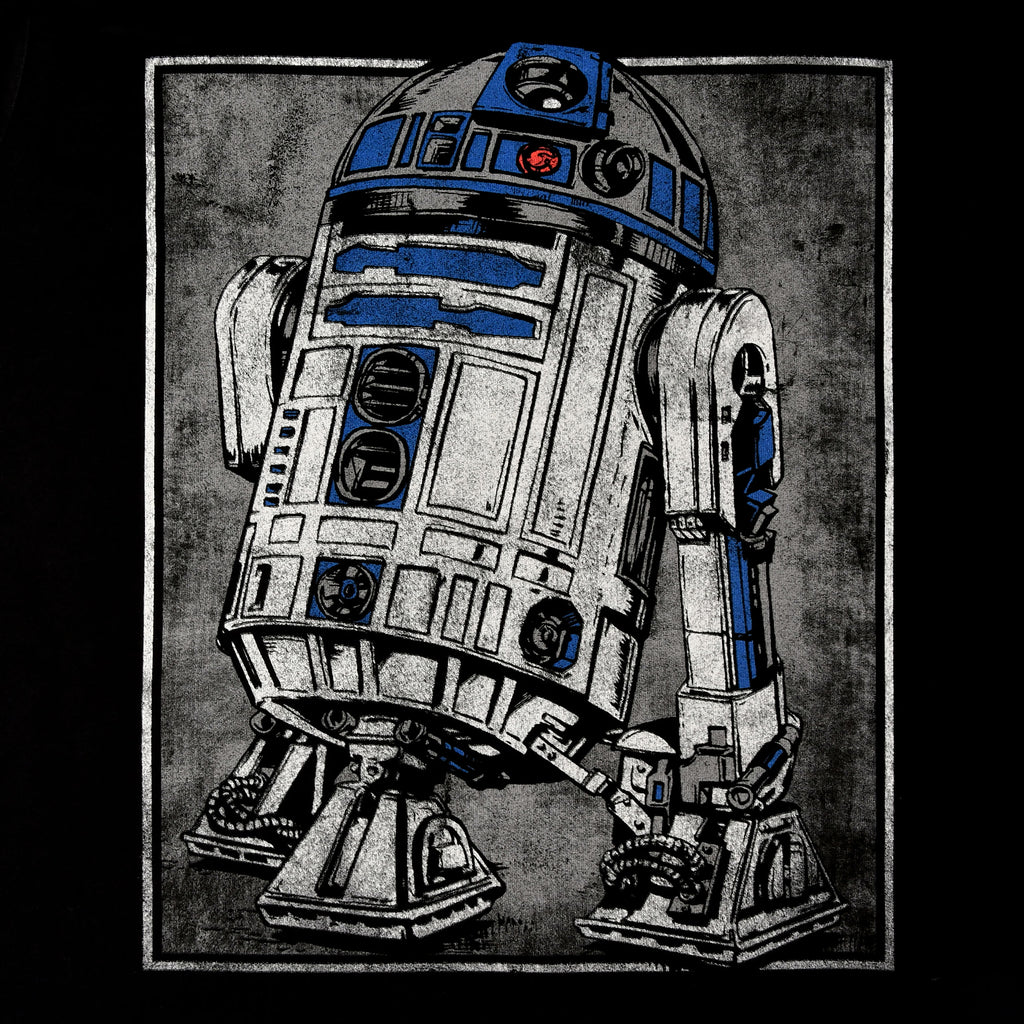 Productafbeelding Star Wars - R2D2 Portret T-shirt zwart