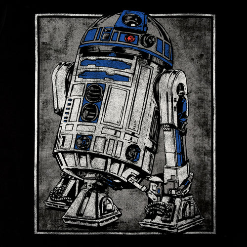 Productafbeelding Star Wars - R2D2 Portret T-shirt zwart