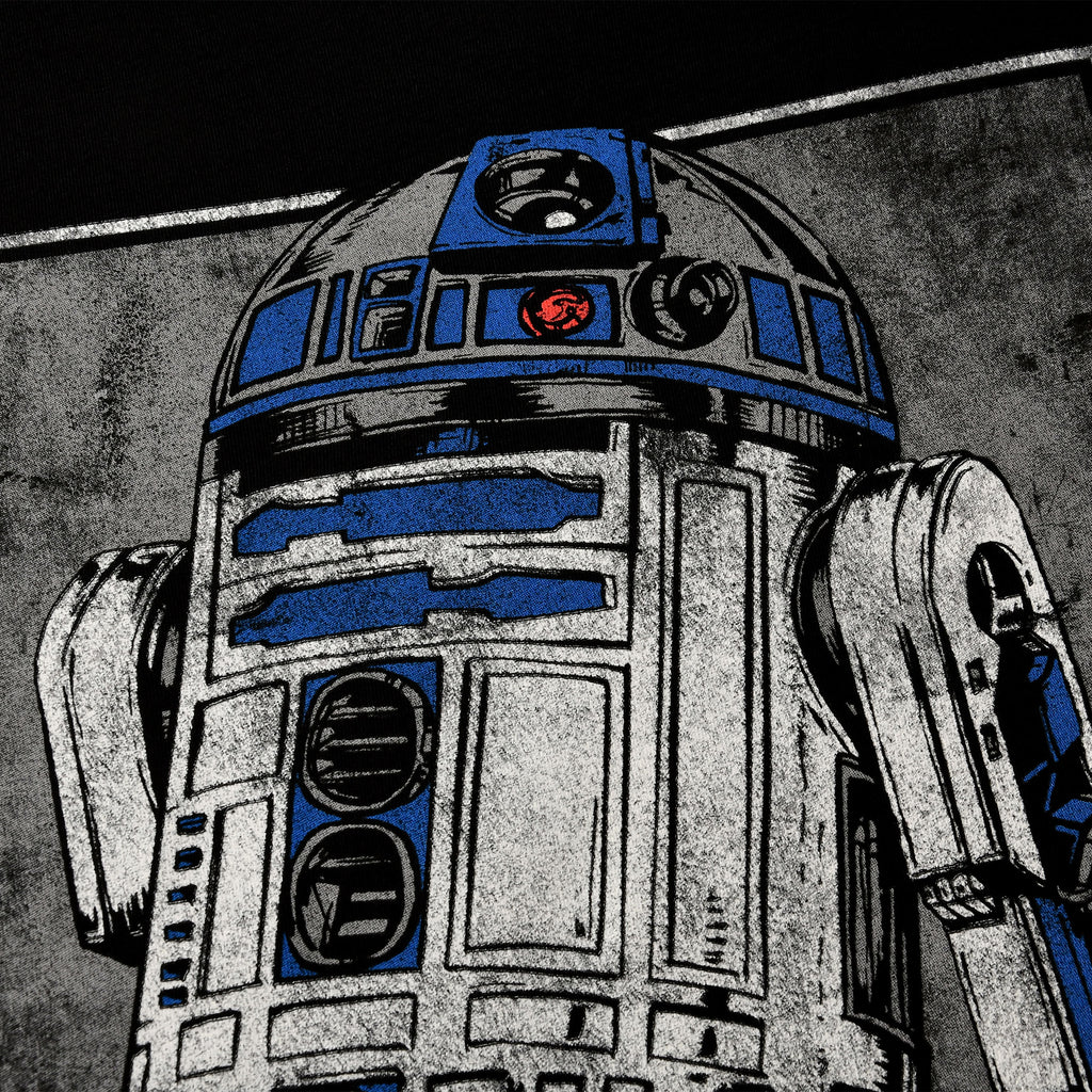 Productafbeelding Star Wars - R2D2 Portret T-shirt zwart