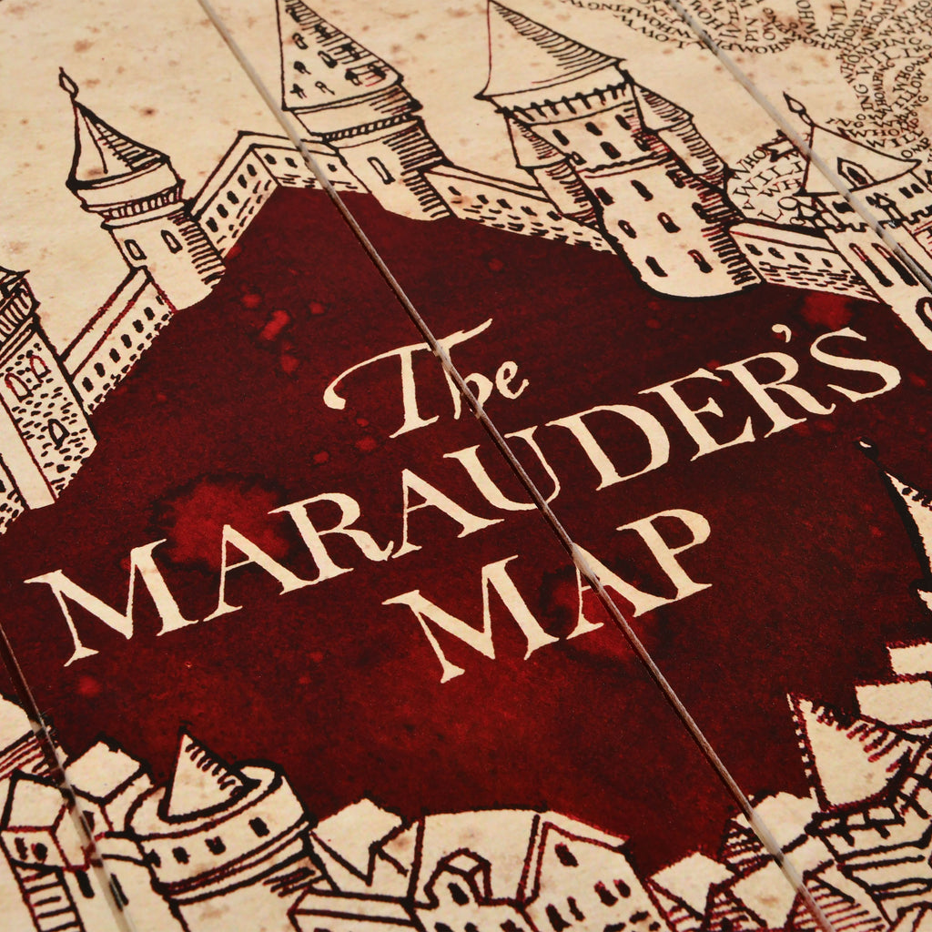 Product image Harry Potter - Marauder's Map Wall Art Wood