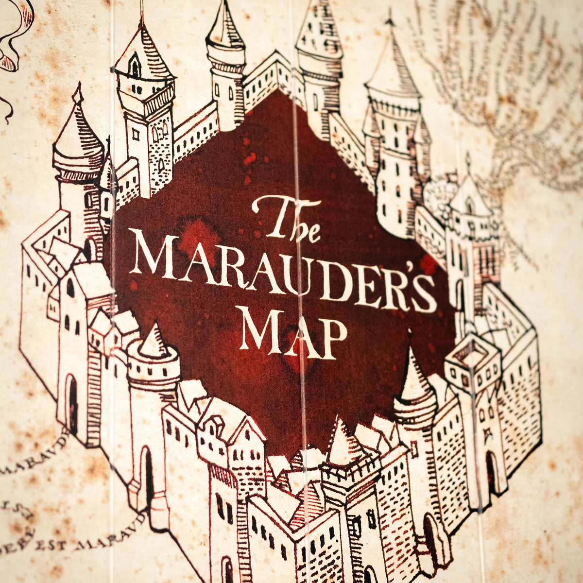 Product image Harry Potter - Marauder's Map Wall Art Wood