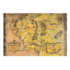Productafbeelding Heer der Ringen - Midden-aarde Kaart Houten Wanddecoratie