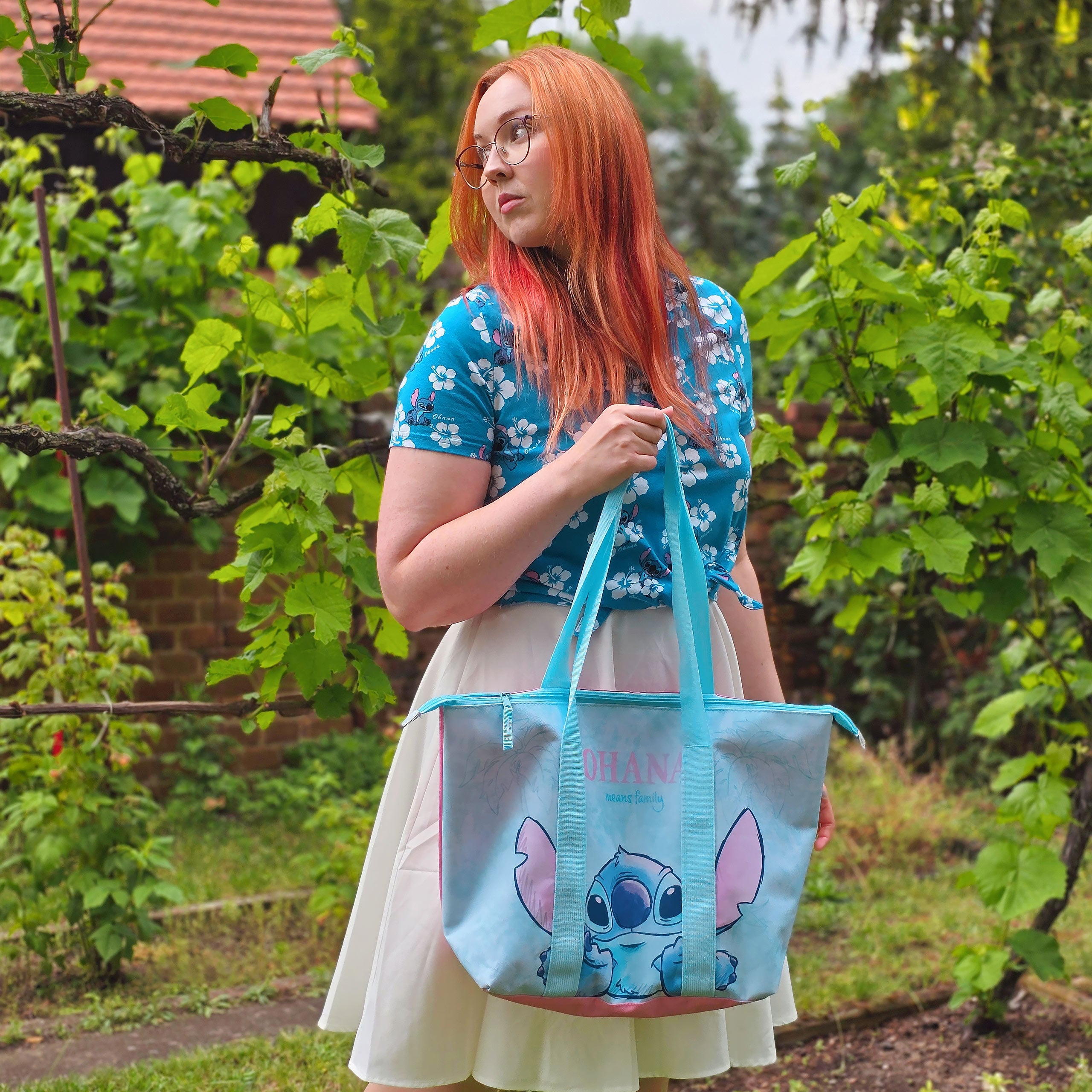 Productafbeelding Stitch Ohana Means Family Shopper Tas - Lilo & Stitch
