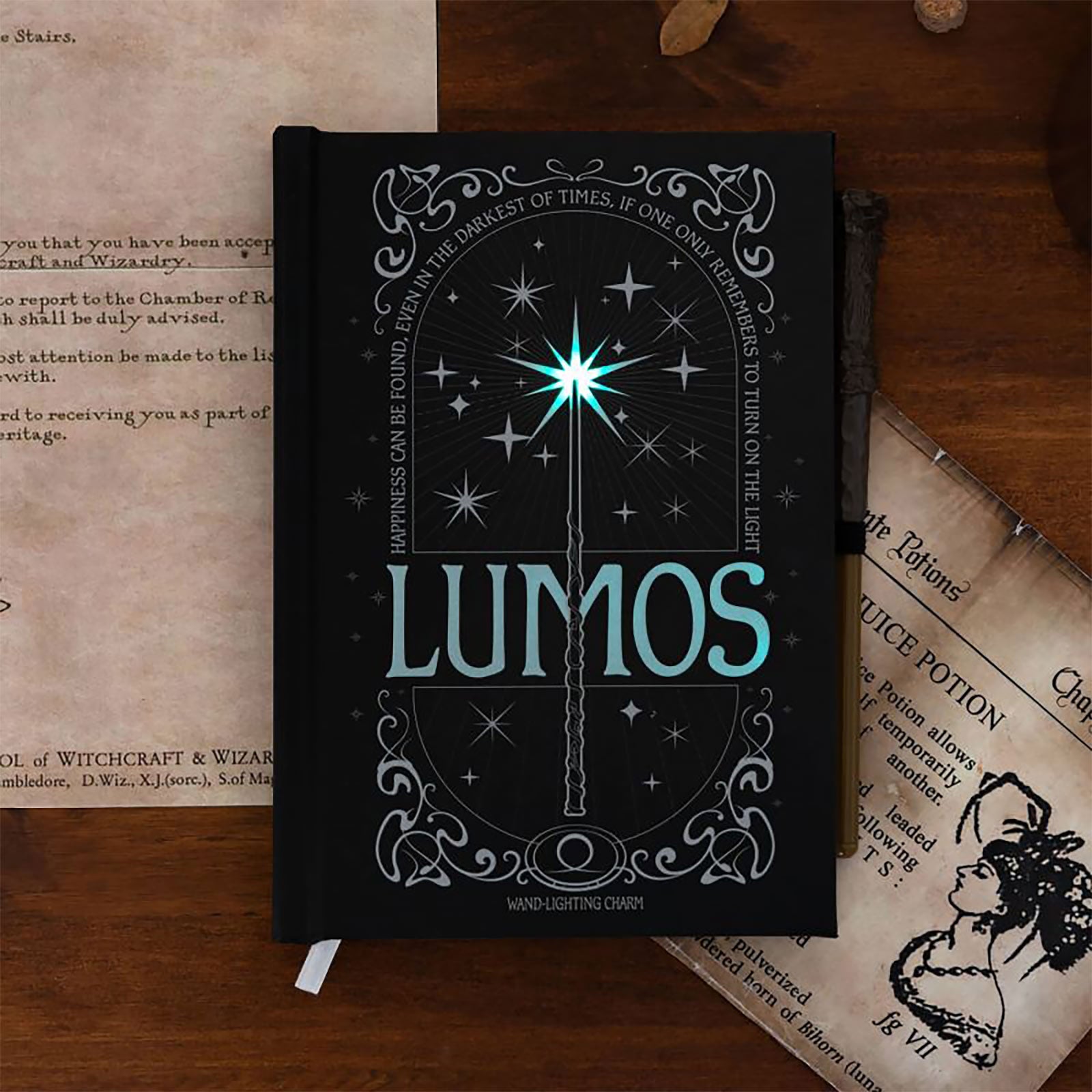 Productafbeelding Harry Potter - Lumos Maxima Notitieboek met Lichteffect