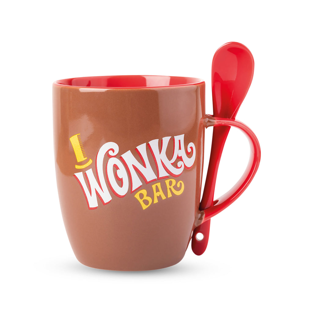 Productafbeelding Willy Wonka Mok met Lepel - Charlie en de Chocoladefabriek
