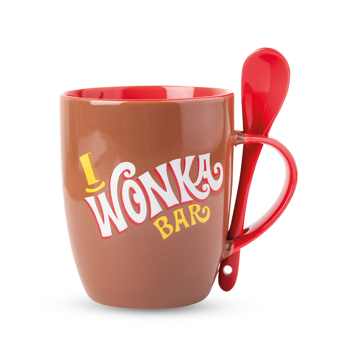 Productafbeelding Willy Wonka Mok met Lepel - Charlie en de Chocoladefabriek