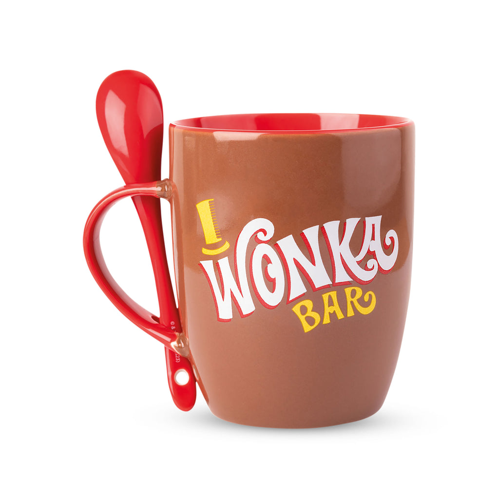 Productafbeelding Willy Wonka Mok met Lepel - Charlie en de Chocoladefabriek