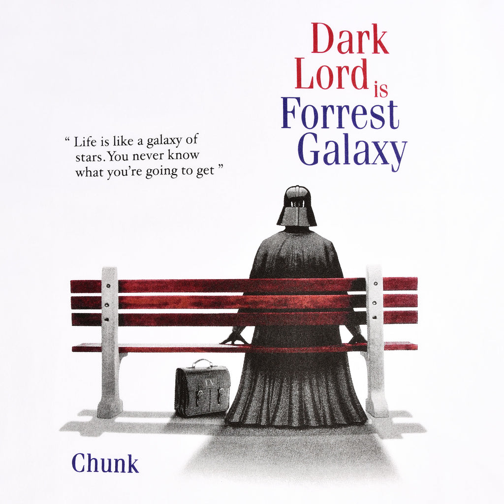 Productafbeelding Dark Lord is Forrest Galaxy T-Shirt voor Star Wars fans wit
