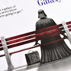 Productafbeelding Dark Lord is Forrest Galaxy T-Shirt voor Star Wars fans wit