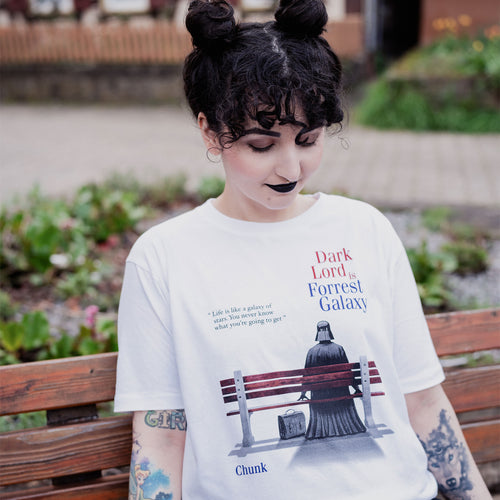 Productafbeelding Dark Lord is Forrest Galaxy T-Shirt voor Star Wars fans wit