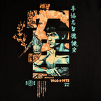 Productafbeelding Kung Fu Kalligrafie T-shirt voor Bruce Lee fans zwart