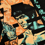 Productafbeelding Kung Fu Kalligrafie T-shirt voor Bruce Lee fans zwart