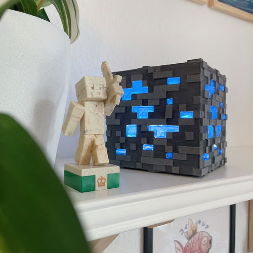 Productafbeelding Minecraft - Diamant Erts Tafellamp