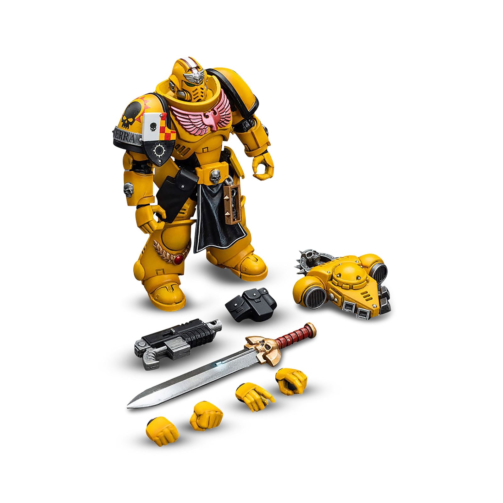 Productafbeelding Warhammer 40k - Imperial Fists Luitenant met Power Zwaard Actiefiguur