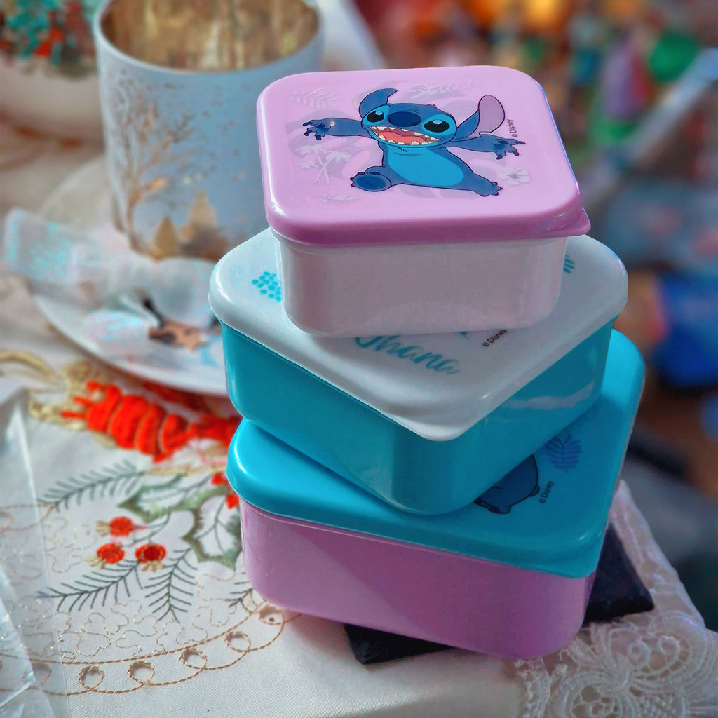 Productafbeelding Stitch Lunchbox 3-delige set - Lilo & Stitch