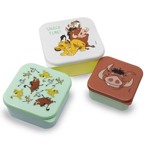 Productafbeelding De Leeuwenkoning - Simba and Friends Lunchbox Set van 3