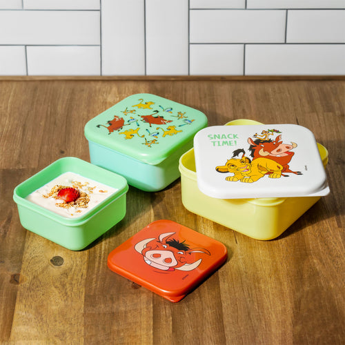 Productafbeelding De Leeuwenkoning - Simba and Friends Lunchbox Set van 3