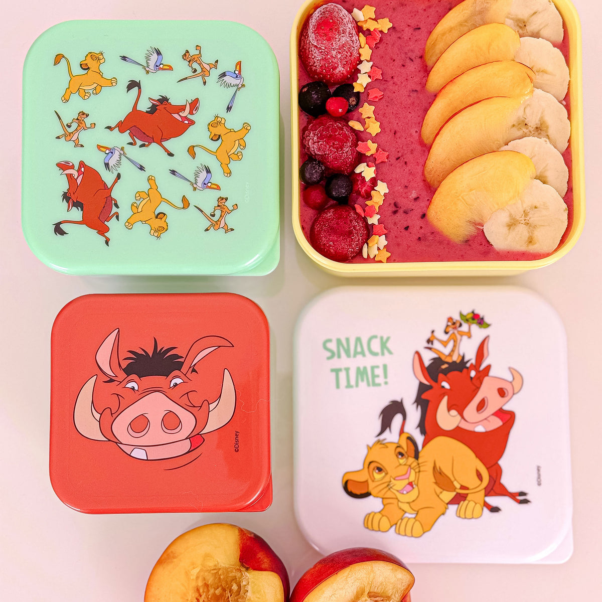 Productafbeelding De Leeuwenkoning - Simba and Friends Lunchbox Set van 3