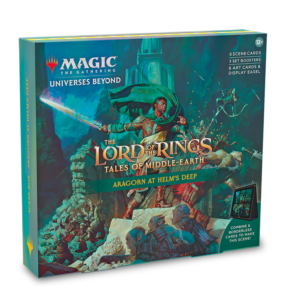 Productafbeelding Heer der Ringen Tales of Middle-Earth - Aragorn At Helm's Deep Character Box - Magic The Gathering