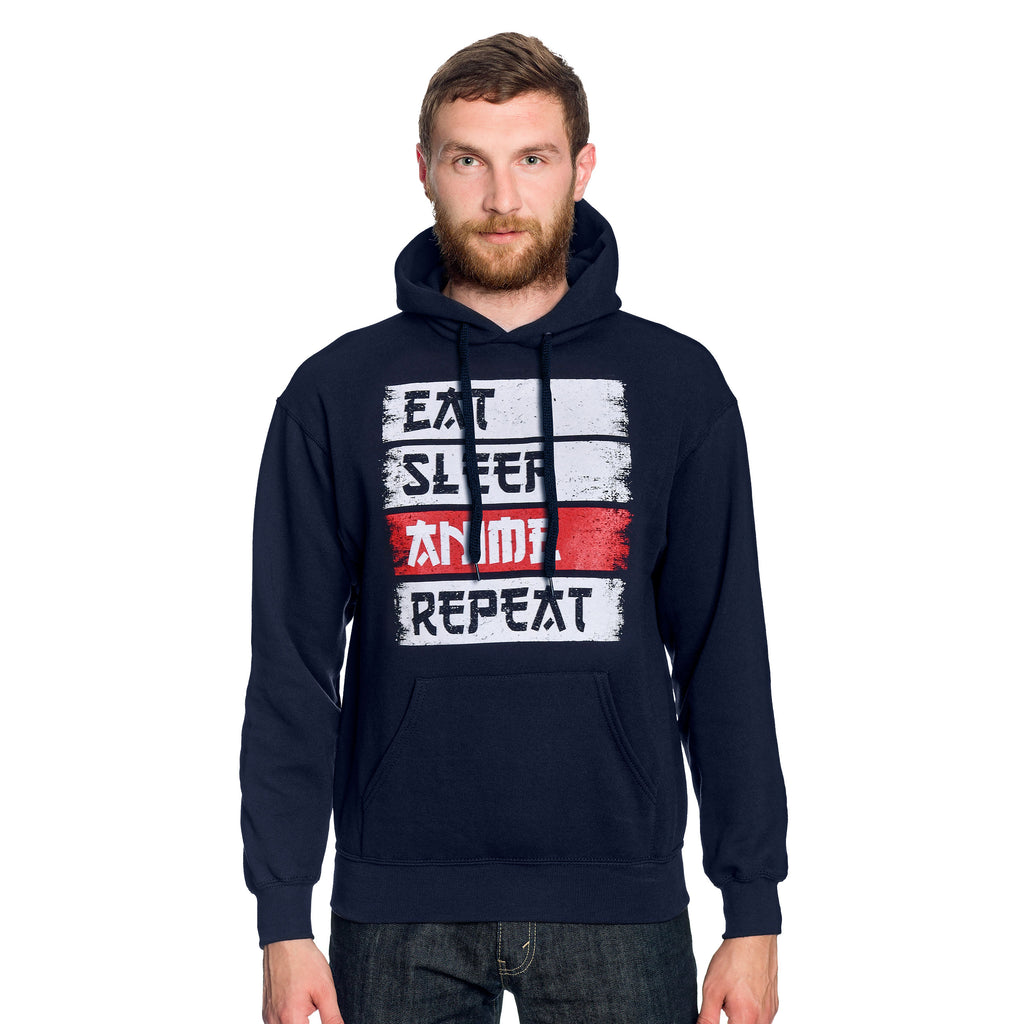 Productafbeelding Daily Routine Hoodie voor Anime Fans blauw