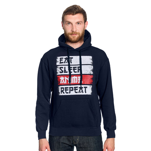 Productafbeelding Daily Routine Hoodie voor Anime Fans blauw