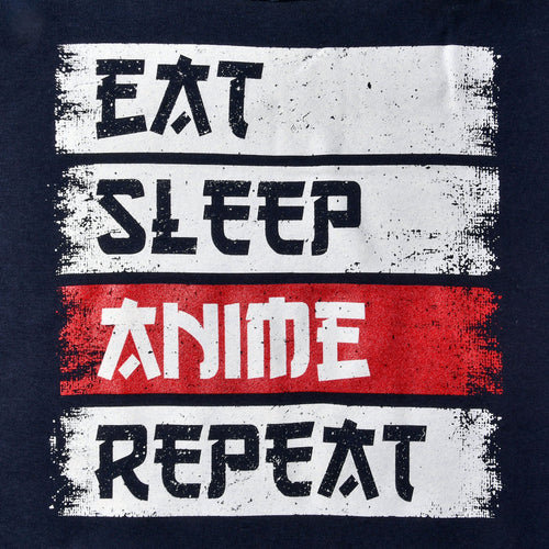 Productafbeelding Daily Routine Hoodie voor Anime Fans blauw