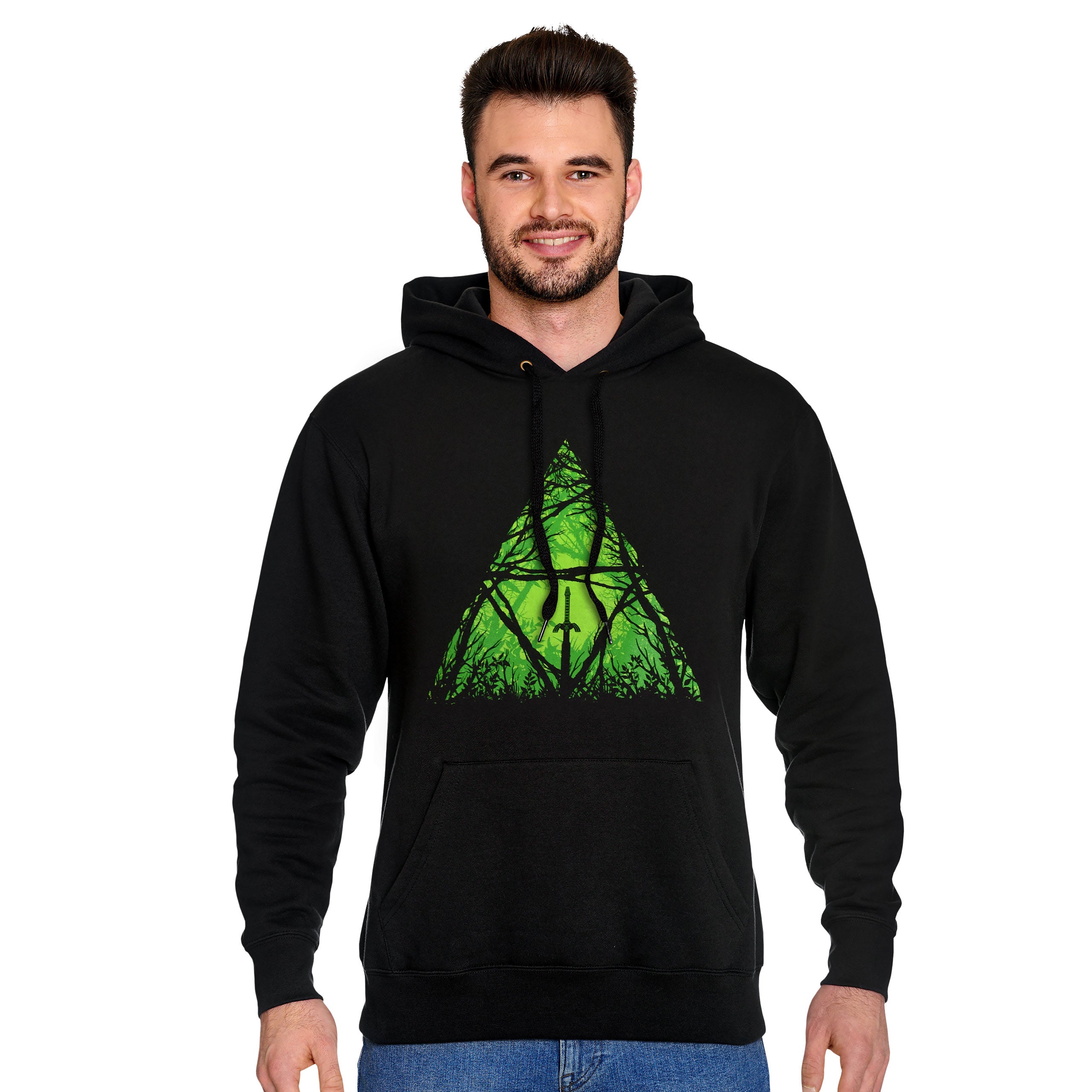Product image Master Sword in the Forest Hoodie for Zelda Fans Black