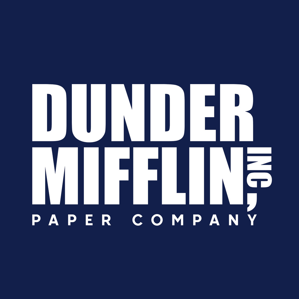 Productafbeelding Papierbedrijf Logo T-shirt voor The Office Fans blauw