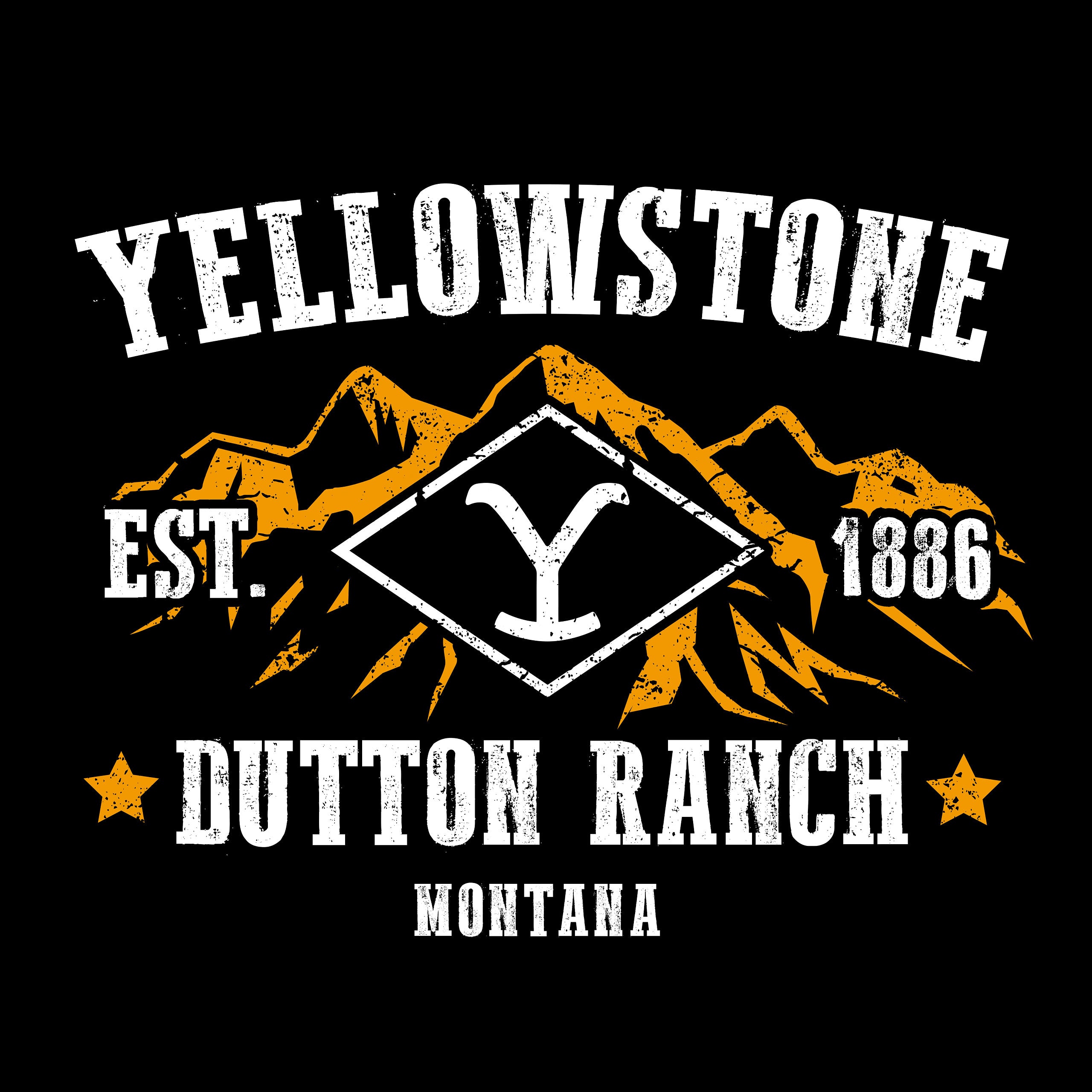 Productafbeelding Ranch Logo T-shirt voor Yellowstone fans zwart