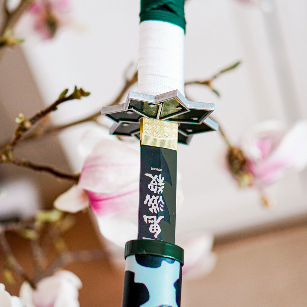 Product image Sanemi Katana Replica with Saya for Demon Slayer Fans