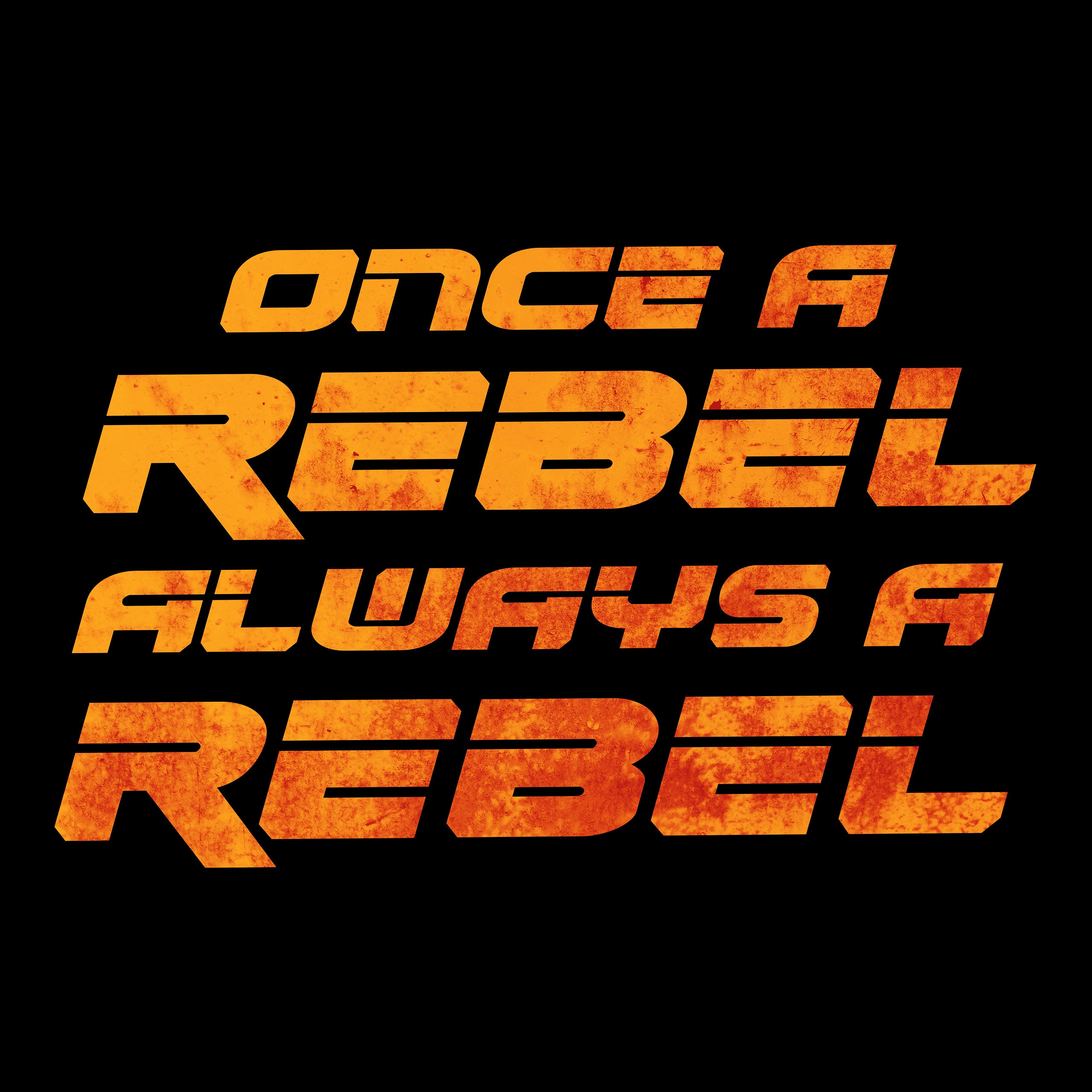 Productafbeelding Rebel T-Shirt voor Star Wars Fans Zwart