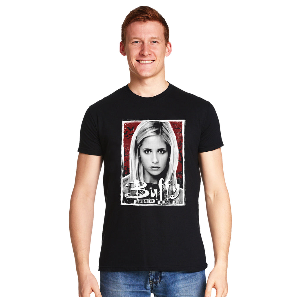 Productafbeelding Vampierjager T-shirt voor Buffy fans Zwart