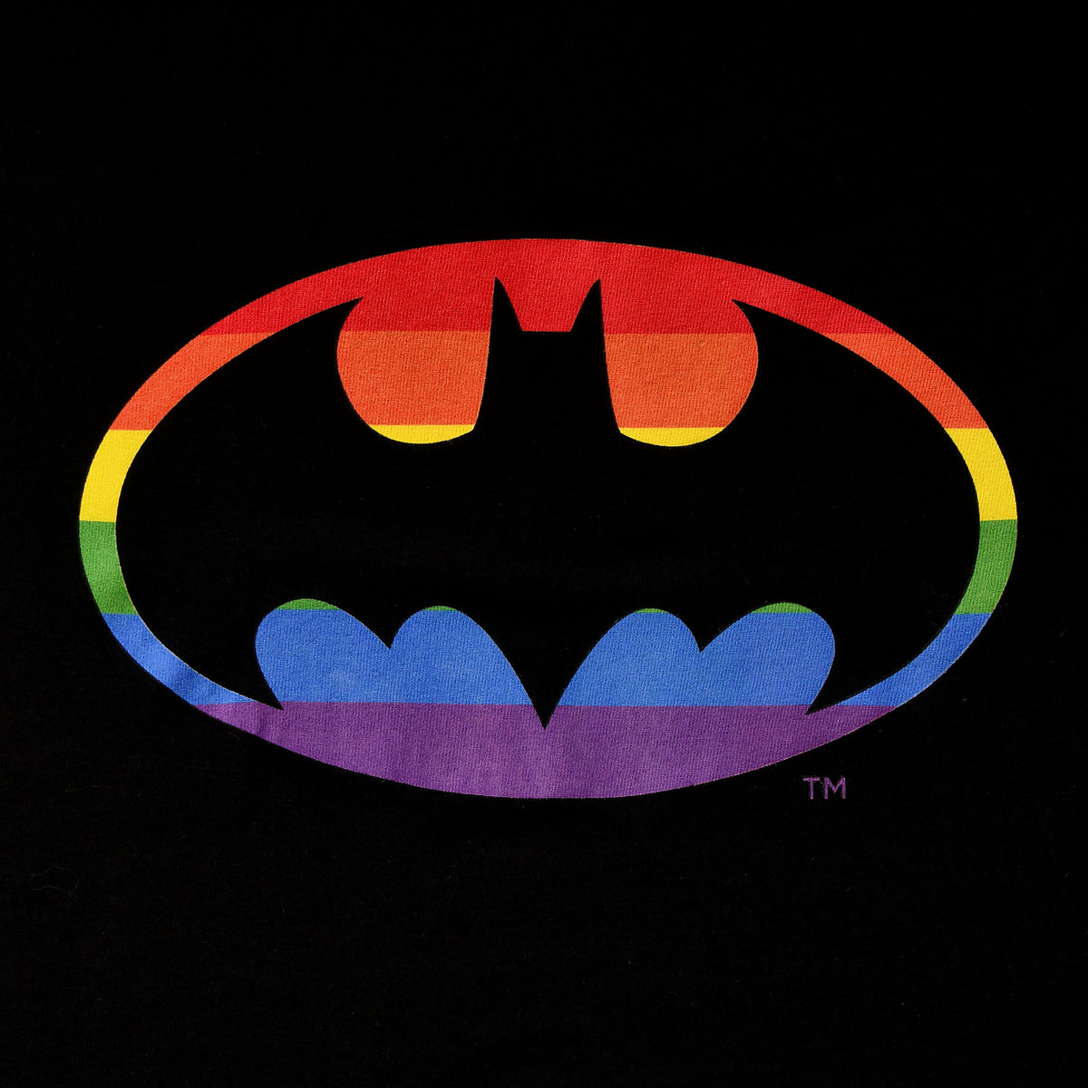 Productafbeelding Batman - Pride Logo T-shirt zwart